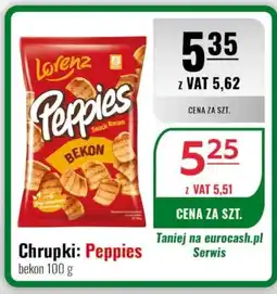 Eurocash Chrupki: Peppies bekon oferta