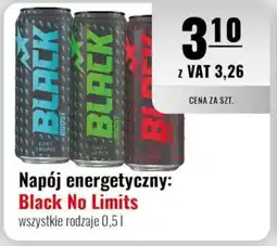 Eurocash Napój energetyczny: Black No Limits oferta