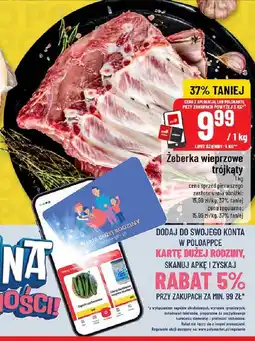 Polomarket Żeberka wieprzowe trójkąty POLOmarket oferta