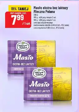 Polomarket Masło ekstra bez laktozy Mleczna Polana oferta