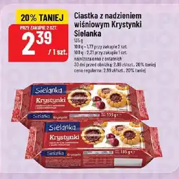 Polomarket Ciastka z nadzieniem wiśniowym Krystynki Sielanka oferta