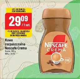 Polomarket Kawa rozpuszczalna Nescafe Crema oferta