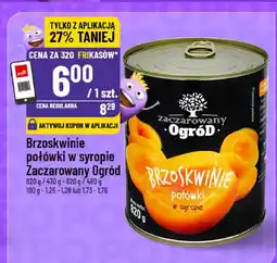 Polomarket Brzoskwinie połówki w syropie Zaczarowany Ogród oferta