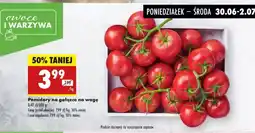 Biedronka Pomidory na gałązce na wagę Biedronka oferta