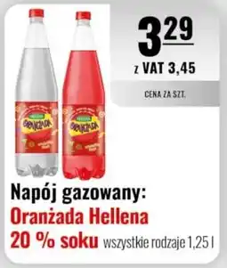 Eurocash Napój gazowany: Oranżada Hellena 20% soku oferta