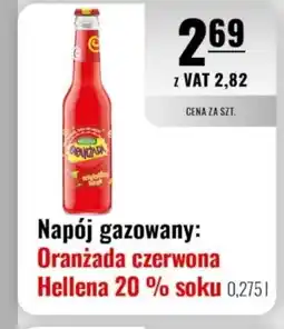 Eurocash Napój gazowany: Oranżada czerwona Hellena 20% soku oferta