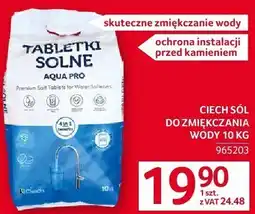 Selgros Sól do zmiękczania wody Ciech oferta
