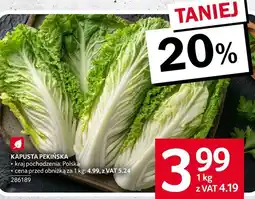 Selgros Kapusta pekińska Selgros oferta