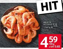Selgros Krewetki gotowane Selgros oferta