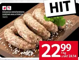 Selgros Kiełbasa niedźwiedzia surowa mała porcja Selgros oferta
