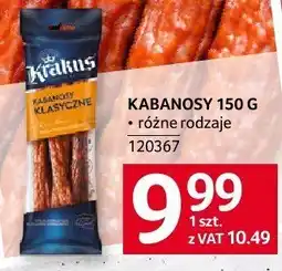 Selgros Kabanosy różne rodzaje Krakus oferta