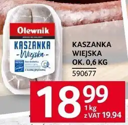 Selgros Kaszanka wiejska Olewnik oferta