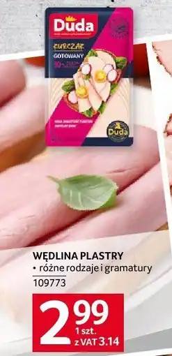 Selgros Wędlina plastry różne rodzaje i gramatury Selgros oferta