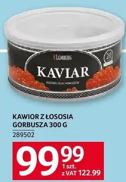 Selgros Kawior z łososia gorbusza Selgros oferta