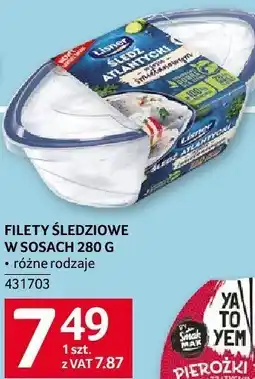 Selgros Filety śledziowe w sosach różne rodzaje Selgros oferta
