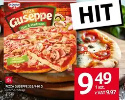 Selgros Pizza Guseppe różne rodzaje 335/440g Dr. Oetker oferta