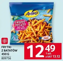 Selgros Frytki z batatów 450g Aviko oferta