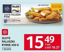 Selgros Złote paluszki rybne 450g Frosta oferta