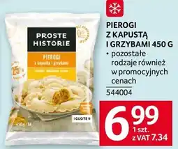 Selgros Pierogi z kapustą i grzybami różne rodzaje 450g Proste Historie oferta