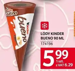 Selgros Lody Kinder Bueno 90ml oferta