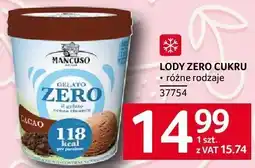 Selgros Lody zero cukru różne rodzaje Selgros oferta