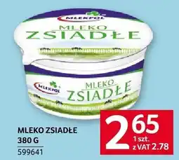 Selgros Mleko zsiadłe Mlekpol 380g oferta