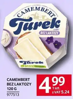 Selgros Ser camembert bez laktozy Turek 120g oferta
