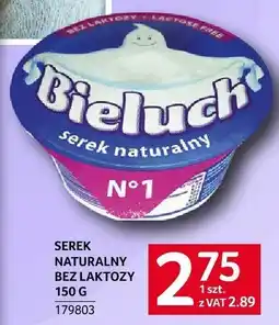 Selgros Serek naturalny bez laktozy Bieluch 150g oferta