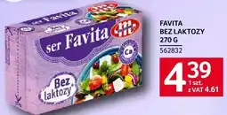 Selgros Ser Favita bez laktozy 270g Mlekovita oferta
