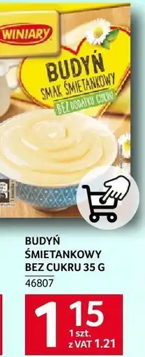 Selgros Budyń śmietankowy bez cukru Winiary 35g oferta