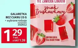 Selgros Galaretka bez cukru truskawkowa 25g Selgros oferta