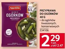 Selgros Przyprawa do ogórków Appetita oferta