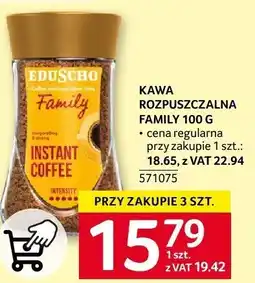 Selgros Kawa rozpuszczalna Eduscho Family oferta