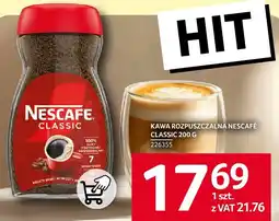 Selgros Kawa rozpuszczalna Nescafe Classic 200g oferta
