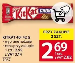 Selgros Baton KitKat 40-42g wybrane rodzaje oferta