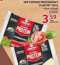 Selgros Ser topiony proteinowy plastry Sertop oferta
