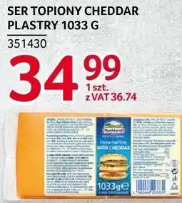 Selgros Ser topiony cheddar plastry Hochland oferta