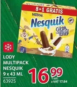 Selgros Lody multipack Nesquik oferta
