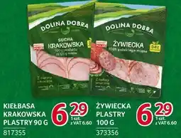 Selgros Kiełbasa żywiecka plastry Dolina Dobra oferta