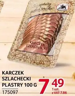 Selgros Karczek szlachecki plastry ZMB Białystok oferta