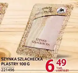 Selgros Szynka szlachecka plastry ZMB Białystok oferta