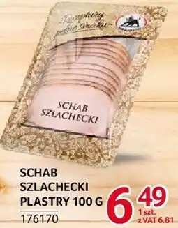 Selgros Schab szlachecki plastry ZMB Białystok oferta