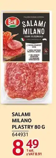 Selgros Salami milano plastry 80g Bell oferta