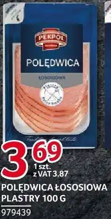 Selgros Polędwica łososiowa plastry Pekpol oferta