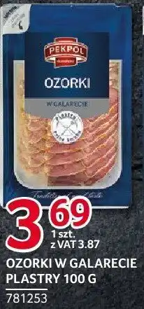 Selgros Ozorki w galarecie plastry Pekpol oferta
