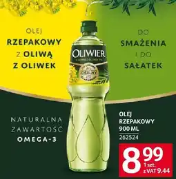 Selgros Olej rzepakowy Oliwier oferta