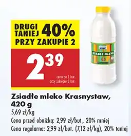 Biedronka Zsiadłe mleko Krasnystaw oferta