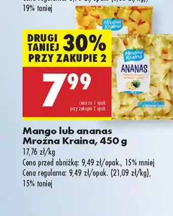 Biedronka Ananas Mroźna Kraina oferta