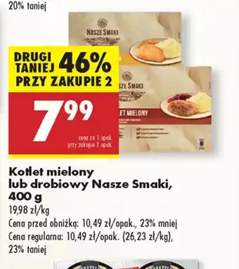 Biedronka Kotlet mielony Nasze Smaki oferta