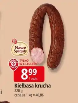 E.Leclerc Kiełbasa Nasze Specjały oferta